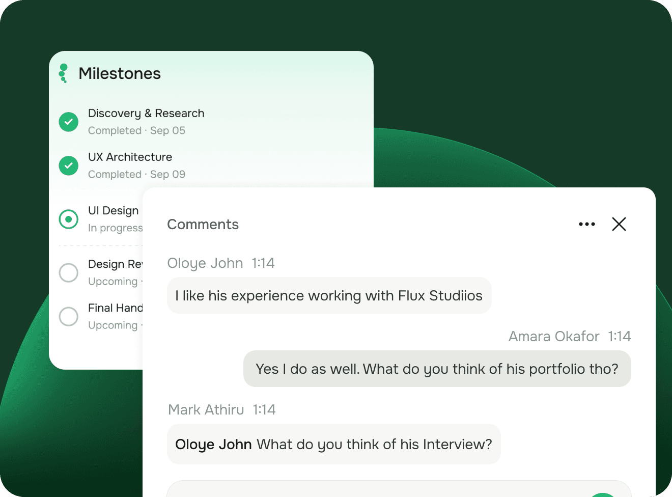 Growwr remote collaboration comments and milestone tracking